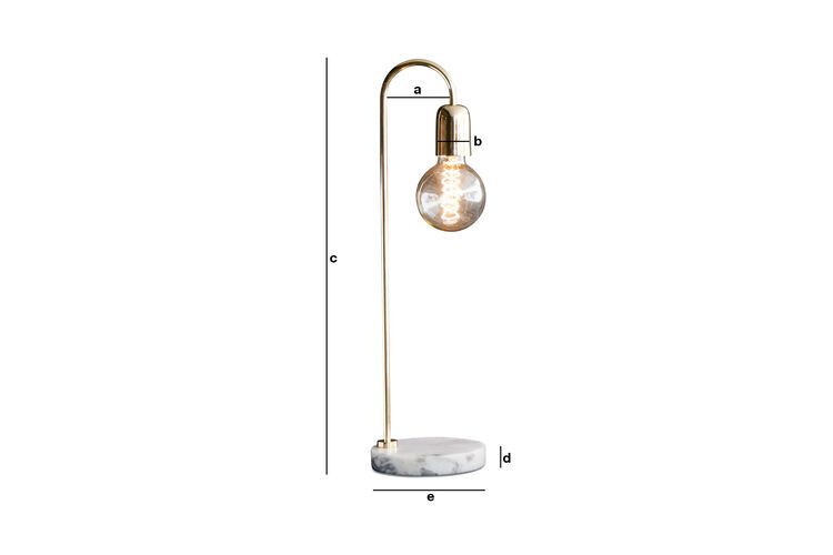 Product Dimensions Ora table lamp