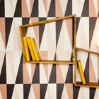 These wall mounted box shelves in combination with scandinavian homewares will enable you to create