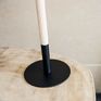 Lamp with a particularly stylish dark design