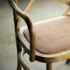 Assembled and varnished by hand, the bench has a meticulous finish.