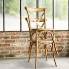 Set van 2 stapelbare stoelen met natuurlijke afwerking Pampelune