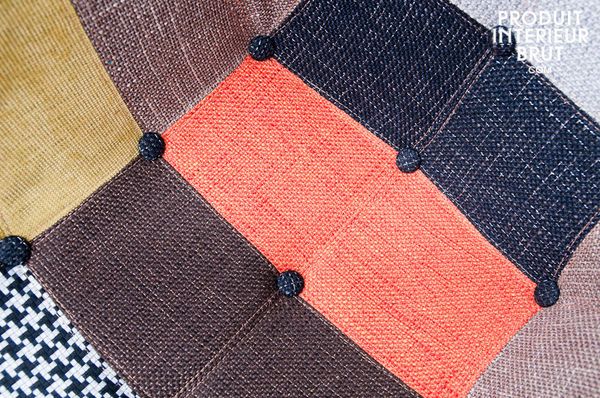 The Patchwork armchair lives up to its name! Chic and original