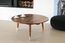 The tripodal coffe table is an elegant piece of furniture that brings scandinavian character into