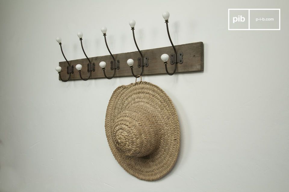 Perchero de pared de cerámica