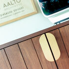 Rendered in a dark walnut color