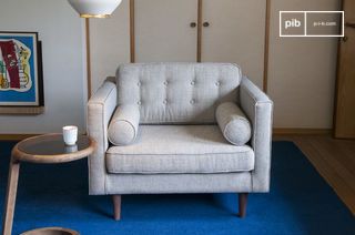 Poltrona in tessuto Silkeborg