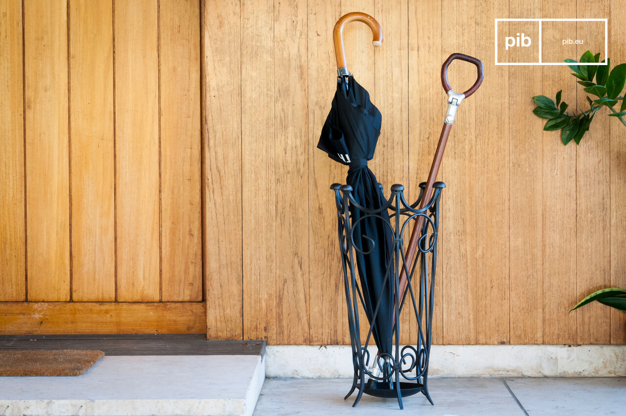 Porte-Parapluies, Baril De Parapluie En Fer Forgé À Motif Creux D'Hôtel