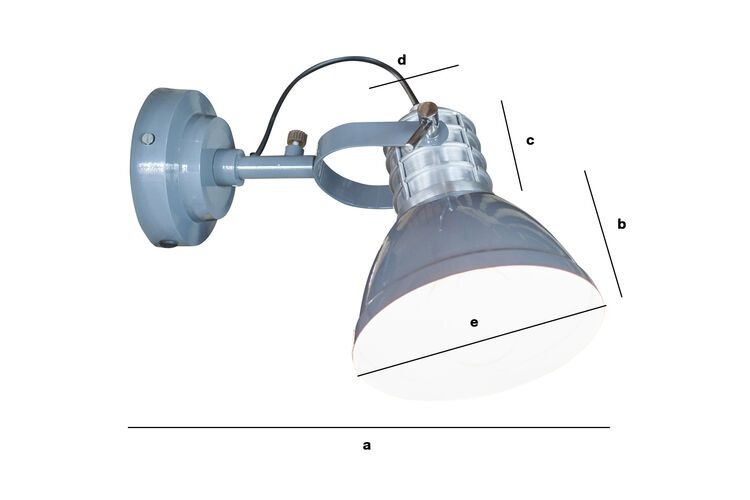Product Dimensions Postalys adjustable wall lamp