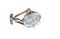 Miniatura Proyector orientable de metal plateado Chicago Clipped