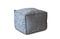 Miniatura Puf negro y blanco Cabourg Clipped
