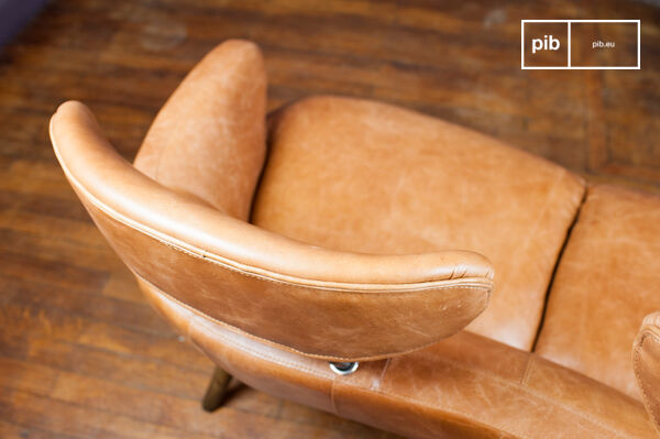 Sofa with a vintage character well tempered.