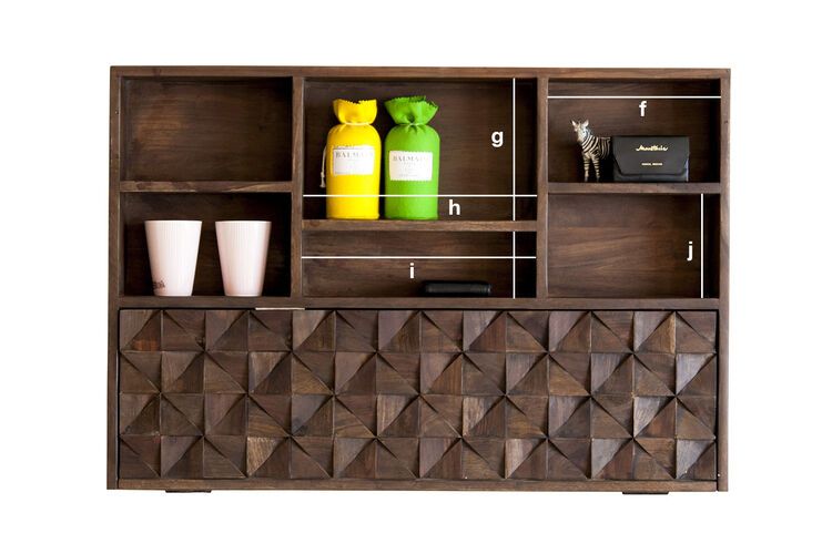 Dimensions du produit Rangement mural Balkis