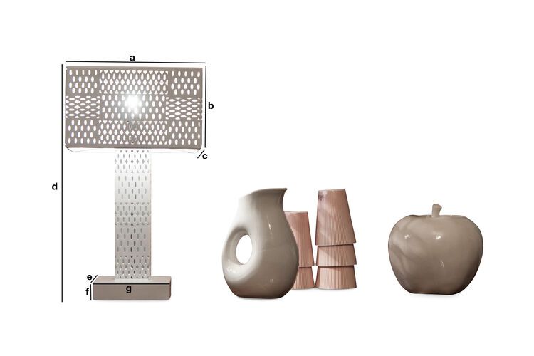 Product Dimensions Raüma table lamp