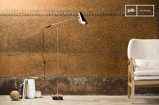 Retro gold metal reading lamp