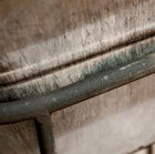 The finish is patinated for a beautiful vintage spirit.