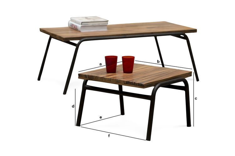 Productafmetingen Regular bijzettafel