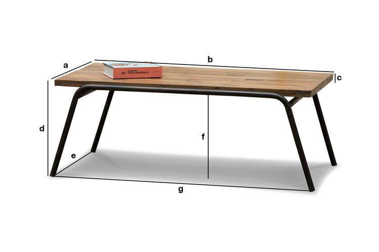 Productafmetingen Regular salontafel