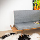 Beautiful bench on a pretty wooden base.