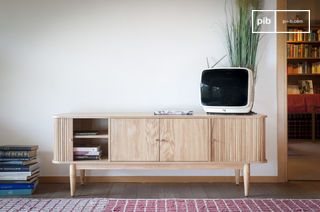 TV stand with curtains Ritz