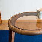 The glass is slightly tinted.