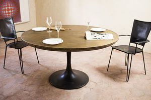 Round brass table Liverpool