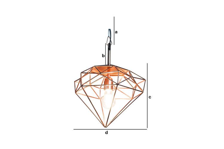 Product Dimensions Sancy hanging lamp
