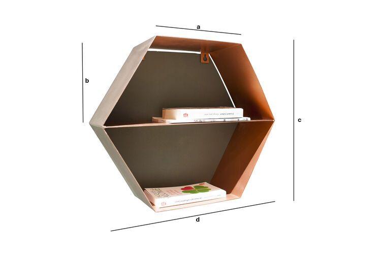 Dimensioni del prodotto Scaffale a parete Ozo