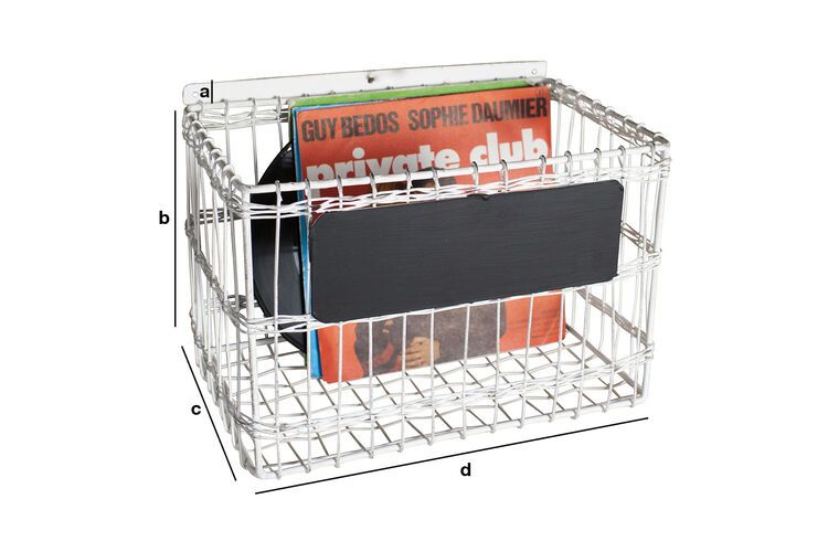 Dimensioni del prodotto Scaffale bianco Amelia