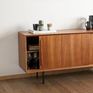 this 1950s style buffet combines beautiful storage volumes.