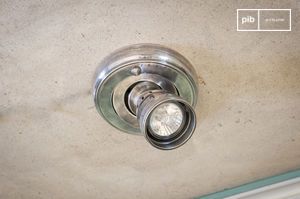 Verstellbare silberne Metall-Deckenleuchte Bistrot