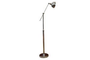Verstellbare silberne Metall-Leselampe Elkins