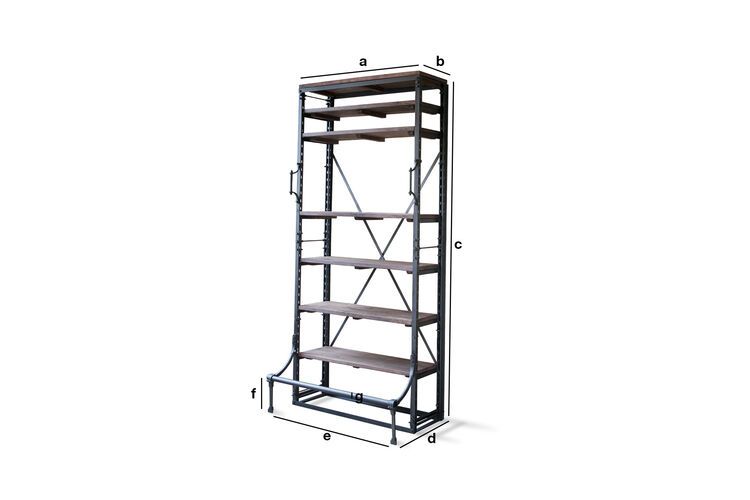 Product Dimensions Large industrial bookshelf Seattle