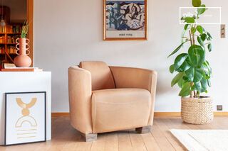 Sessel aus Kamel-Leder Red Baron