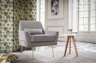 Stoff-Lounge-Sessel Hilda