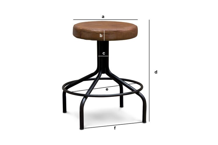 Product Dimensions Cobbler's stool Tupelo