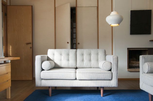 2-seater fabric sofa Silkeborg