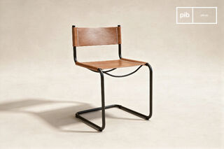 Silla de cuero Whitechapel