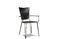 Miniatura Sillón de mesa de cuero negro Italia Clipped