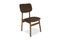 Miniatura Silla de acacia barnizada Larssön Clipped