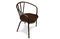 Miniatura Silla metálica negra Brienon Clipped