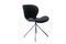 Miniatura Silla escandinava negra Hetsik Clipped