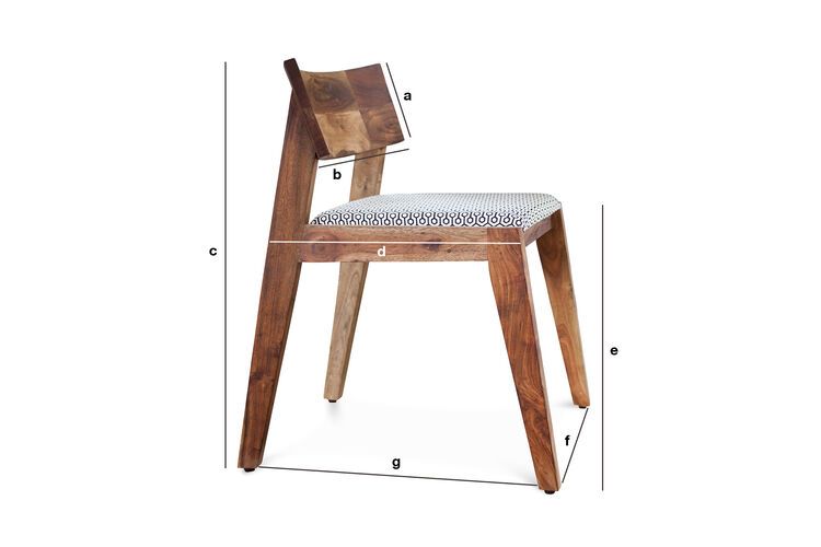 Dimensiones del producto Silla Stockholm