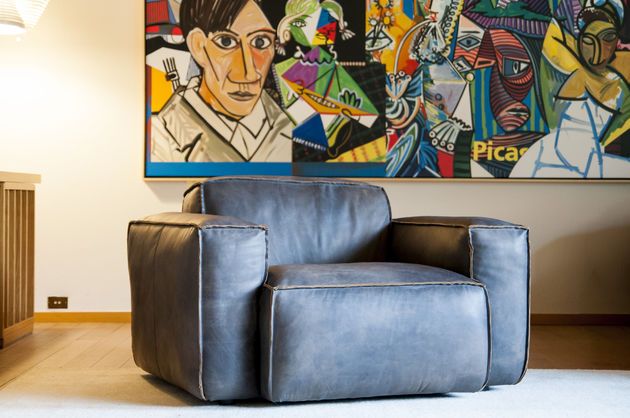 Sillón de cuero Atsullivan