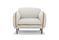 Miniatura Sillón de lana beige Britta Clipped