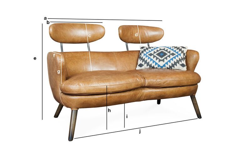 Dimensiones del producto Sillón doble Queen