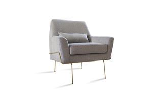 Sillón lounge de tela Hilda