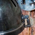 Purely industrial shapes and finishes.