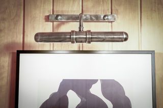Silver 2-bulb wall light Capitole