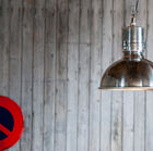 Beautiful rounded silvery suspension.