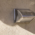 Silver exterior wall sconce Martinez